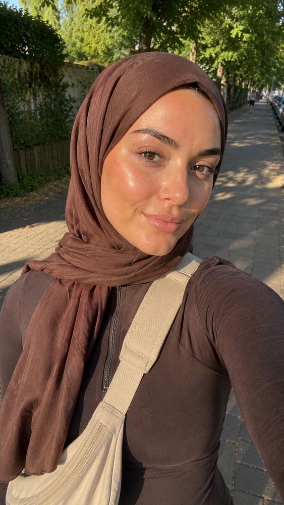 Klant buiten in de zon